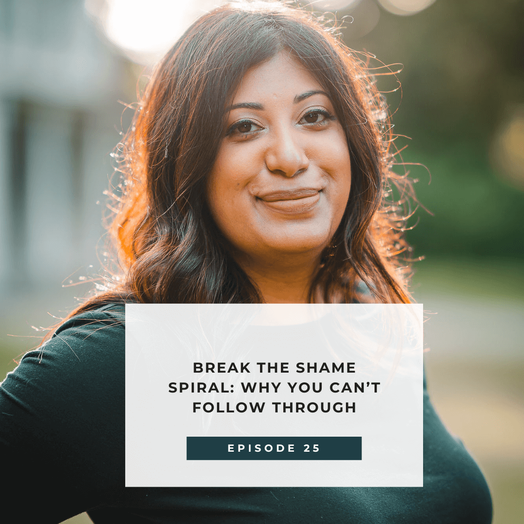 Dr. Celia speaks about why mom entrepreneurs struggle to follow through and how mental load overload — not laziness — causes the shame spiral. Episode 1 of the Biz Mom Life podcast, Breaking the Shame Spiral series.